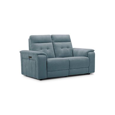 Juno 2 Seater Electric Recliner Sofa With Power Headrests in Amigo Mineral Fabric
