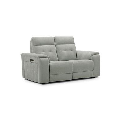 Juno 2 Seater Electric Recliner Sofa With Power Headrests in Amigo Sage Fabric