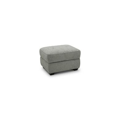 Juno Storage Footstool in Hopsack Dove Fabric