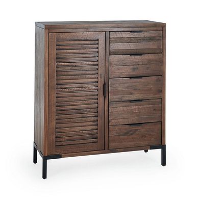 Detroit Solid Hardwood and Metal Wideboy