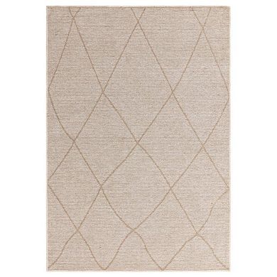 Lattice Rug 120 x 170cm - Cream
