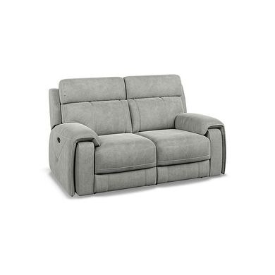 Leo 2 Seater Recliner Sofa in Billy Joe Dove Grey Fabric