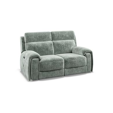 Leo 2 Seater Recliner Sofa in Descent Pewter Fabric