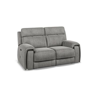 Leo 2 Seater Recliner Sofa in Maldives Dark Grey Fabric