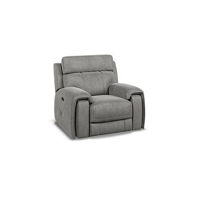 Leo Recliner Armchair in Maldives Dark Grey Fabric