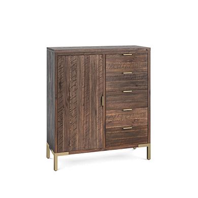 Madison Solid Hardwood and Metal Wideboy