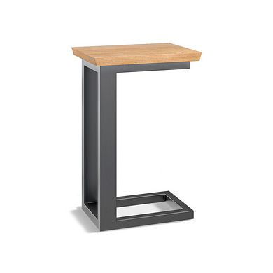 Maine Natural Solid Oak & Metal Side table