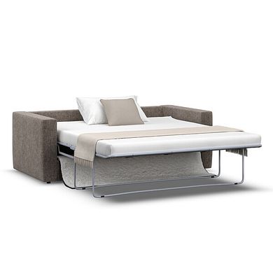 Malvern 2 Seater Sofa Bed in Brown fabric