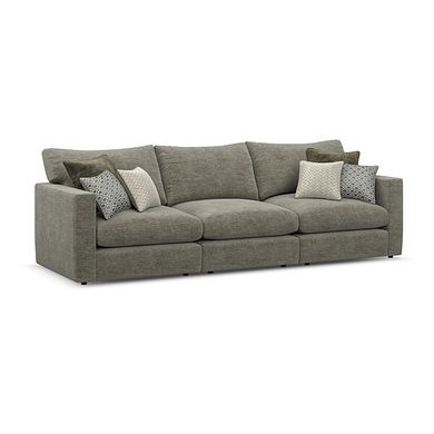 Malvern 3 Seater Modular Sofa in Olive Green fabric - Group 9