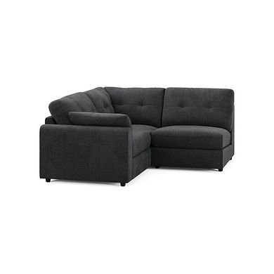 Marley 3 Seat Left Hand Modular Corner Sofa in Lila Charcoal Fabric - Group 6