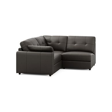 Marley 3 Seat Left Hand Modular Corner Sofa in Oslo Storm Leather - Group 6