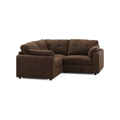 Marley 3 Seat Modular Corner Sofa in Lila Chocolate Fabric - Group 1