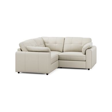 Marley 3 Seat Modular Corner Sofa in Oslo Bone China Leather - Group 1