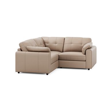 Marley 3 Seat Modular Corner Sofa in Oslo Mushroom Leather- Group 1