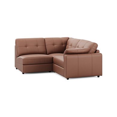 Marley 3 Seat Right Hand Modular Corner Sofa in Oslo Mocha Mouse Leather - Group 7
