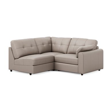 Marley 3 Seat Right Hand Modular Corner Sofa in Oslo Oyster Leather - Group 7