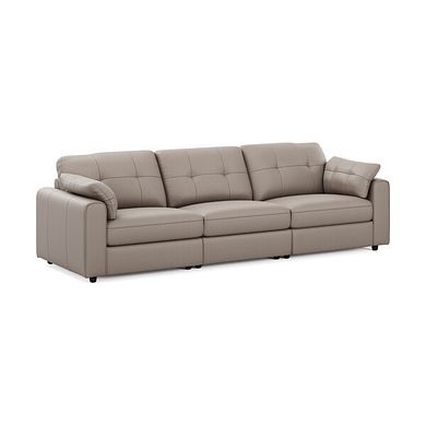 Marley 3 Seater Modular Sofa in Oslo Oyster Leather - Group 9
