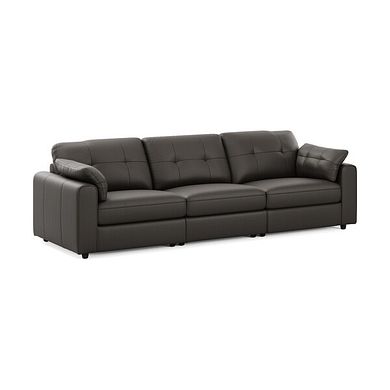 Marley 3 Seater Modular Sofa in Oslo Storm Leather - Group 9