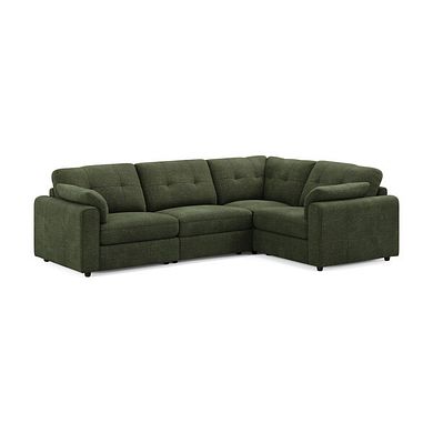 Marley 4 Seat Modular Left Hand Corner Sofa in Lila Pine Fabric - Group 2