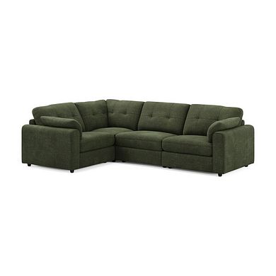 Marley 4 Seat Modular Right Hand Corner Sofa in Lila Pine Fabric - Group 2