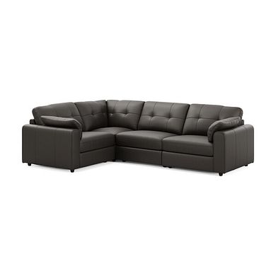 Marley 4 Seat Modular Right Hand Corner Sofa in Oslo Storm Leather - Group 2
