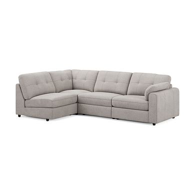 Marley 4 Seat Right Hand Modular Corner Sofa in Lila Stone Fabric - Group 5