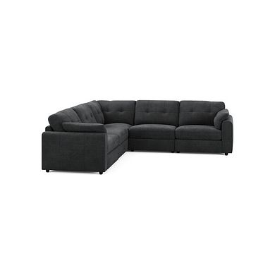 Marley 5 Seat Modular Corner Sofa in Lila Charcoal Fabric - Group 3