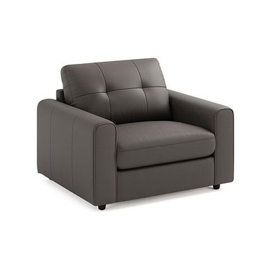 Marley Armchair in  Oslo Elephant Grey Leather