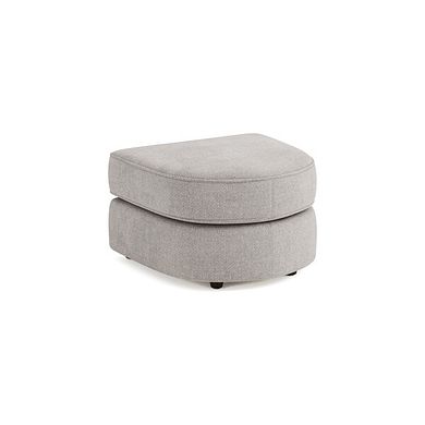 Marley Half Moon Footstool in  Lila Stone Fabric