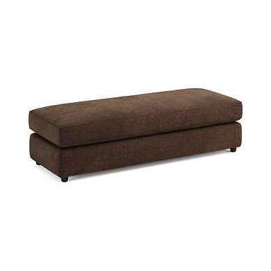 Marley Large Fender Footstool in  Lila Chocolate Fabric