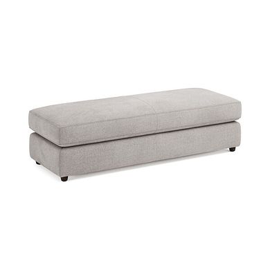 Marley Large Fender Footstool in  Lila Stone Fabric