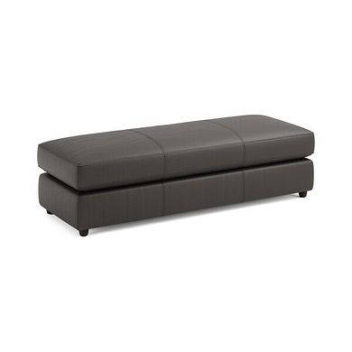 Marley Large Fender Footstool in  Oslo Storm Leather