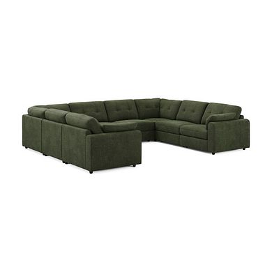 Marley Large U-Shape Modular Corner Sofa in Lila Pine Fabric - Group 11
