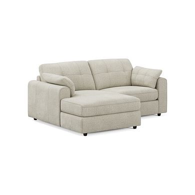 Marley Modular 2 Seater Left Hand Compact Chaise Sofa in Lila Ivory Fabric - Group 12