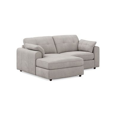 Marley Modular 2 Seater Left Hand Compact Chaise Sofa in  Lila Stone Fabric - Group 12