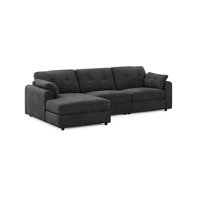 Marley Modular 3 Seater Left Hand Chaise Sofa in Lila Charcoal Fabric - Group 14