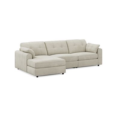 Marley Modular 3 Seater Left Hand Chaise Sofa in Lila Ivory Fabric - Group 14