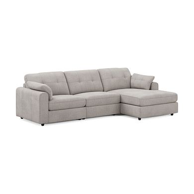 Marley Modular 3 Seater Right Hand Chaise Sofa in  Lila Stone Fabric- Group 15
