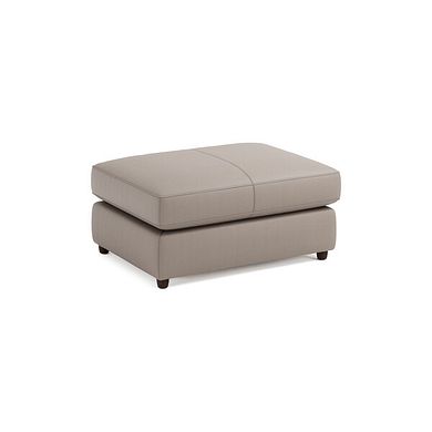 Marley Small Fender Footstool in  Oslo Oyster Leather