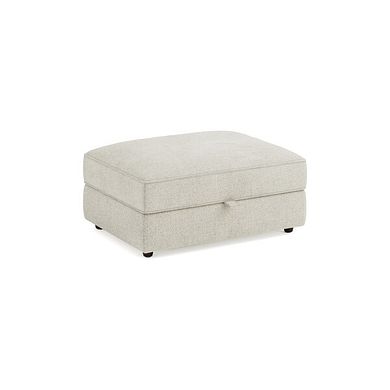 Marley Storage Footstool in  Lila Ivory Fabric