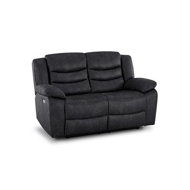Marlow 2 Seater Electric Recliner Sofa in Miller Grey Fabric
