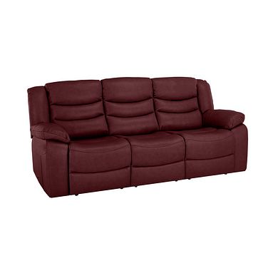 Marlow 3 Seater Sofa in Burgundy Leather