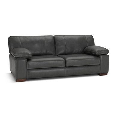 Matera 3 Seater Sofa in Caruso Slate Leather