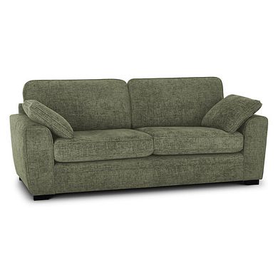 Melbourne 4 Seater Sofa in Enzo Olive Fabric