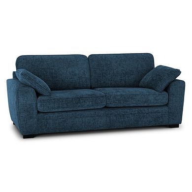 Melbourne 4 Seater Sofa in Enzo Marine Fabric