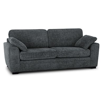 Melbourne 4 Seater Sofa in Enzo Slate Fabric