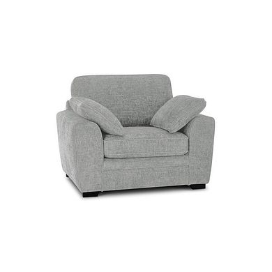 Melbourne Armchair in Enzo Silver Fabric