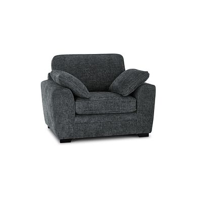 Melbourne Armchair in Enzo Slate Fabric