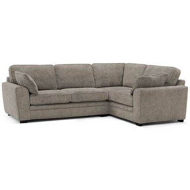 Melbourne Left Hand Corner Sofa in Enzo Stone Fabric