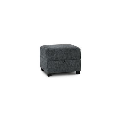 Melbourne Storage Footstool in Enzo Slate Fabric